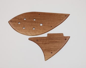 2 pieces walnut solid wood pickguard for RICKENBACKER 330/360 guitar
