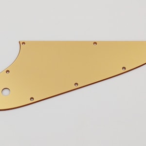 metallic gold acrylic lefthand pickguard for gibson firebird guitar/thunderbird bass