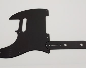 5/8 hole black acrylic lefthand pickguard & control plate for us/mex fender telecaster