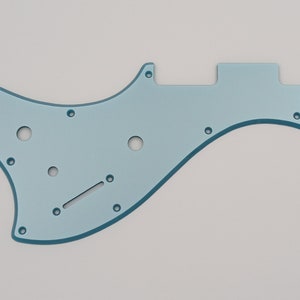 metallic ice blue acrylic pickguard for PRS MIRA guitar