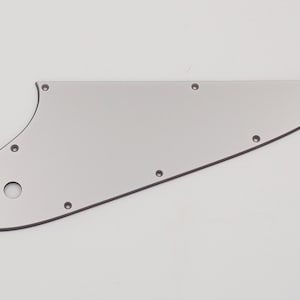 metallic silver acrylic lefthand pickguard for gibson firebird guitar/thunderbird bass