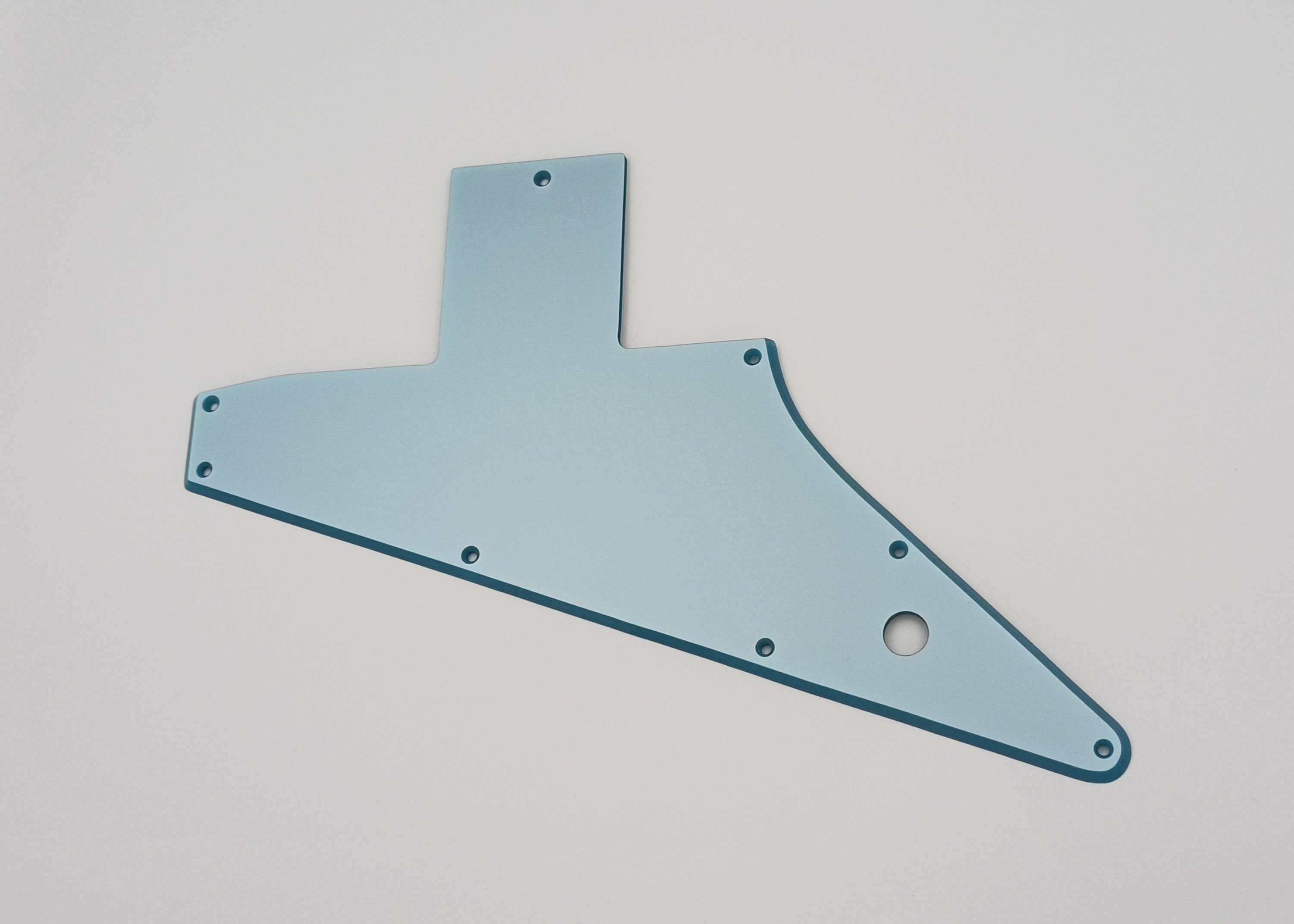 Metallic Ice Blue Acrylic Pickguard for Gibson Explorer 76