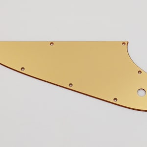 metallic gold acrylic pickguard for gibson firebird guitar/thunderbird bass