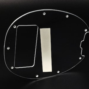 clear acrylic pickguard for MUSICMAN STINGRAY 5 string bass
