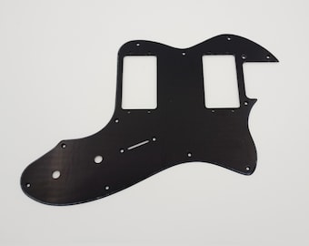 black acrylic pickguard for fender telecaster thinline 72&#39; re-issue guitar