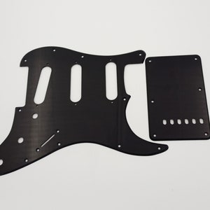 キャスターピックガード ストラト ピックガード黒 黒 ストラト サン