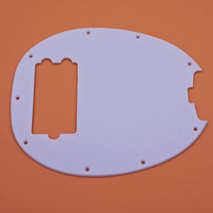 white acrylic pickguard for musicman stingray classic 4 bass