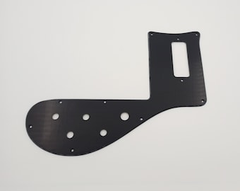 Schwarzes Acryl Pickguard für RICKENBACKER 4003 Bass