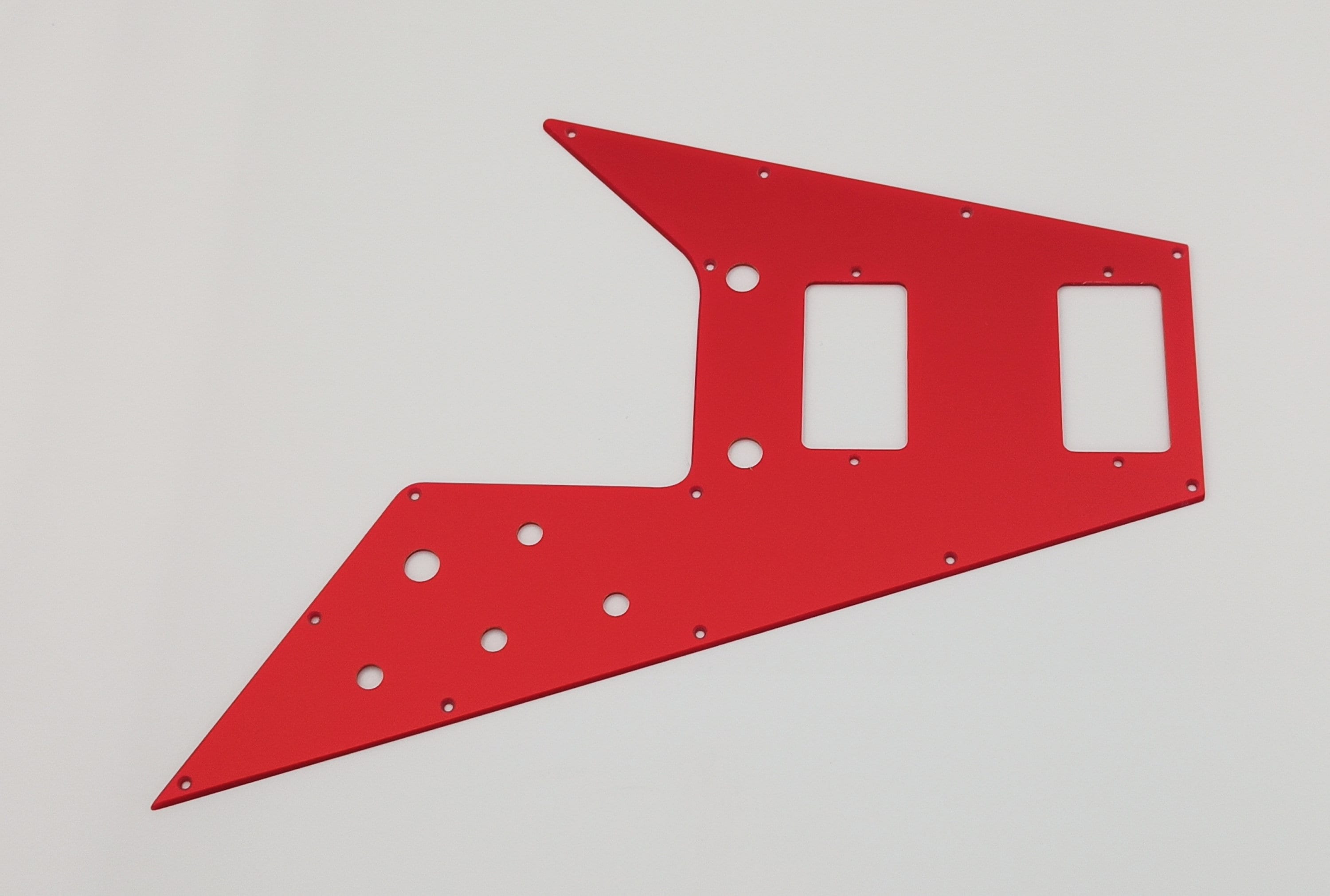 Metallic Red Acrylic Pickguard for GIBSON FLYING V 67' REISSUE