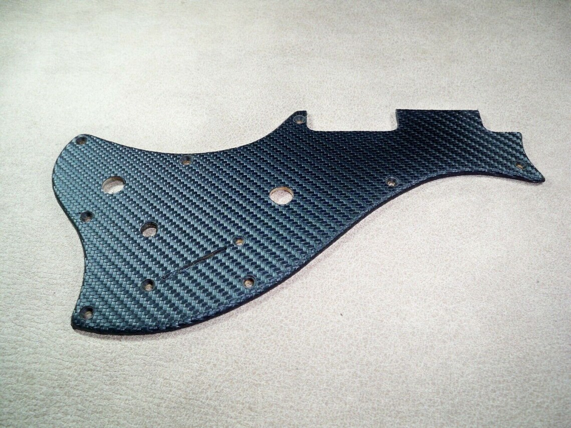 Carbon fiber style tolex pickguard for PRS MIRA guitar Etsy