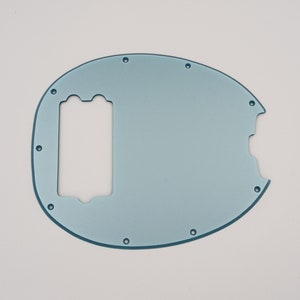 metallic ice blue acrylic pickguard for musicman stingray classic 4 bass