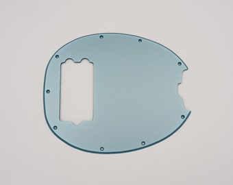 metallic ice blue acrylic pickguard for musicman stingray classic 4 bass