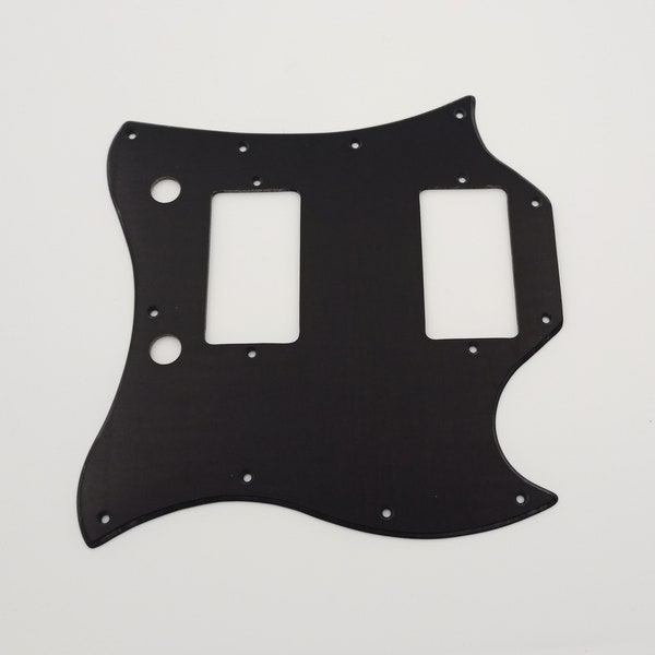 black acrylic pickguard for gibson sg standard guitar