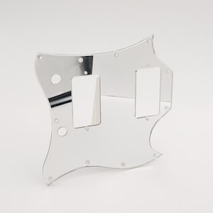 chrome acrylic mirror pickguard for GIBSON SG STANDARD guitar