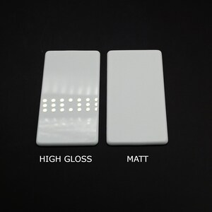 white acrylic pickguard for GRETSCH G6120 DC chet atkins guitar image 4