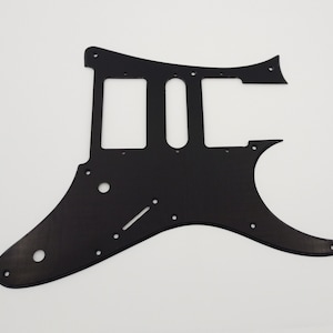 black acrylic pickguard for made in japan ibanez JEM 6 string guitar