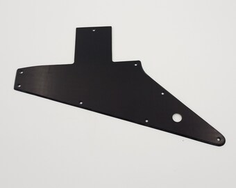 black acrylic pickguard for gibson explorer 76' reissue guitar
