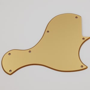 metallic gold acrylic pickguard for epiphone sg junior guitar