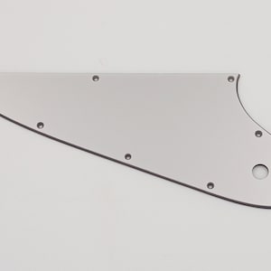 metallic silver acrylic pickguard for gibson firebird guitar/thunderbird bass