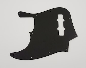 black acrylic lefthand pickguard for us/mex fender 4 string standard jazz bass