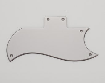 Golpeador acrílico plateado metalizado para guitarra Epiphone G400 PRO