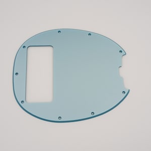 metallic ice blue acrylic pickguard for musicman stingray 5 string bass