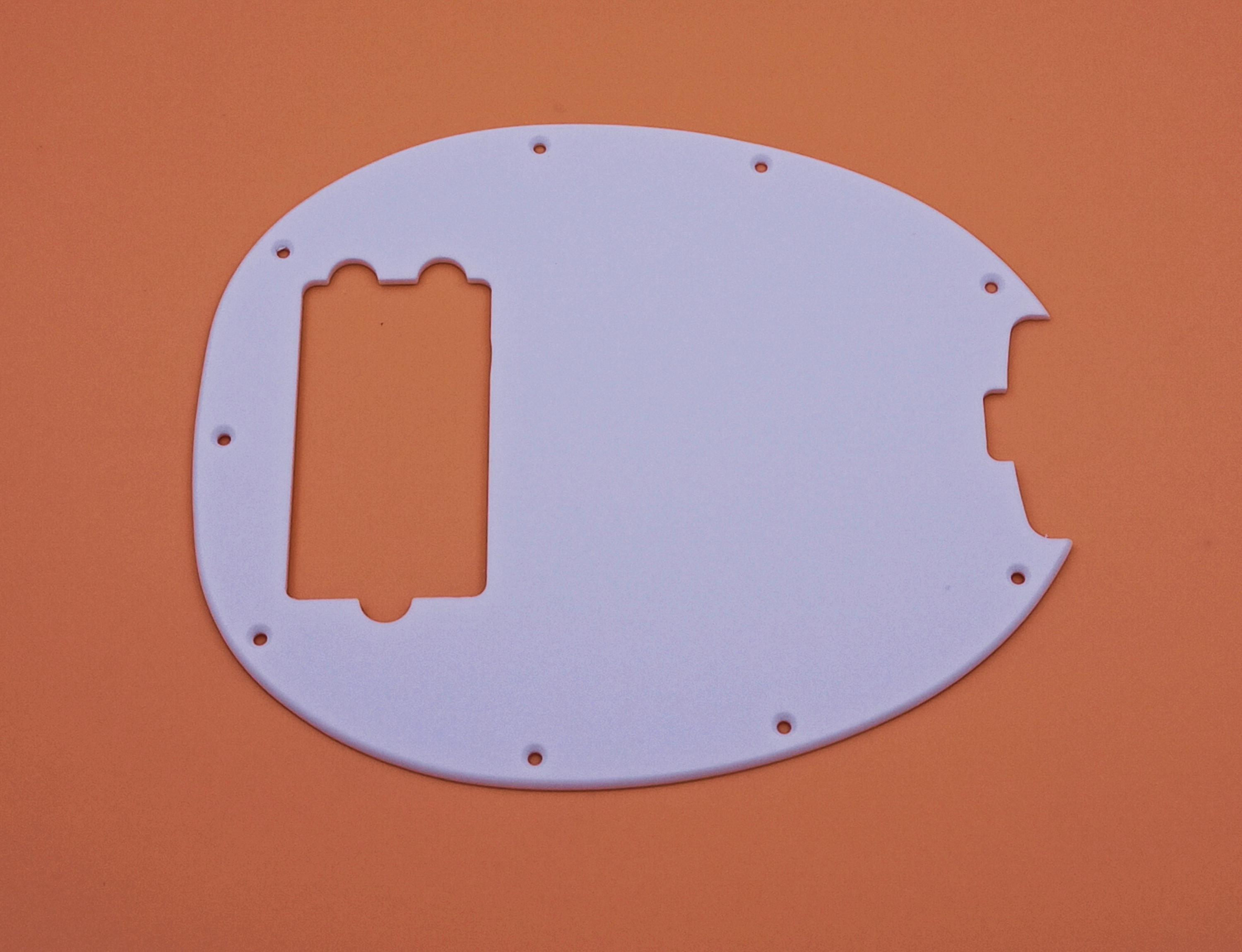 white acrylic pickguard for sterling sub ray4 bass