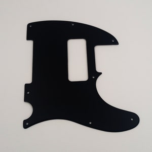 8 hole black acrylic pickguard for us/mex fender telecaster/P90 neck pickup