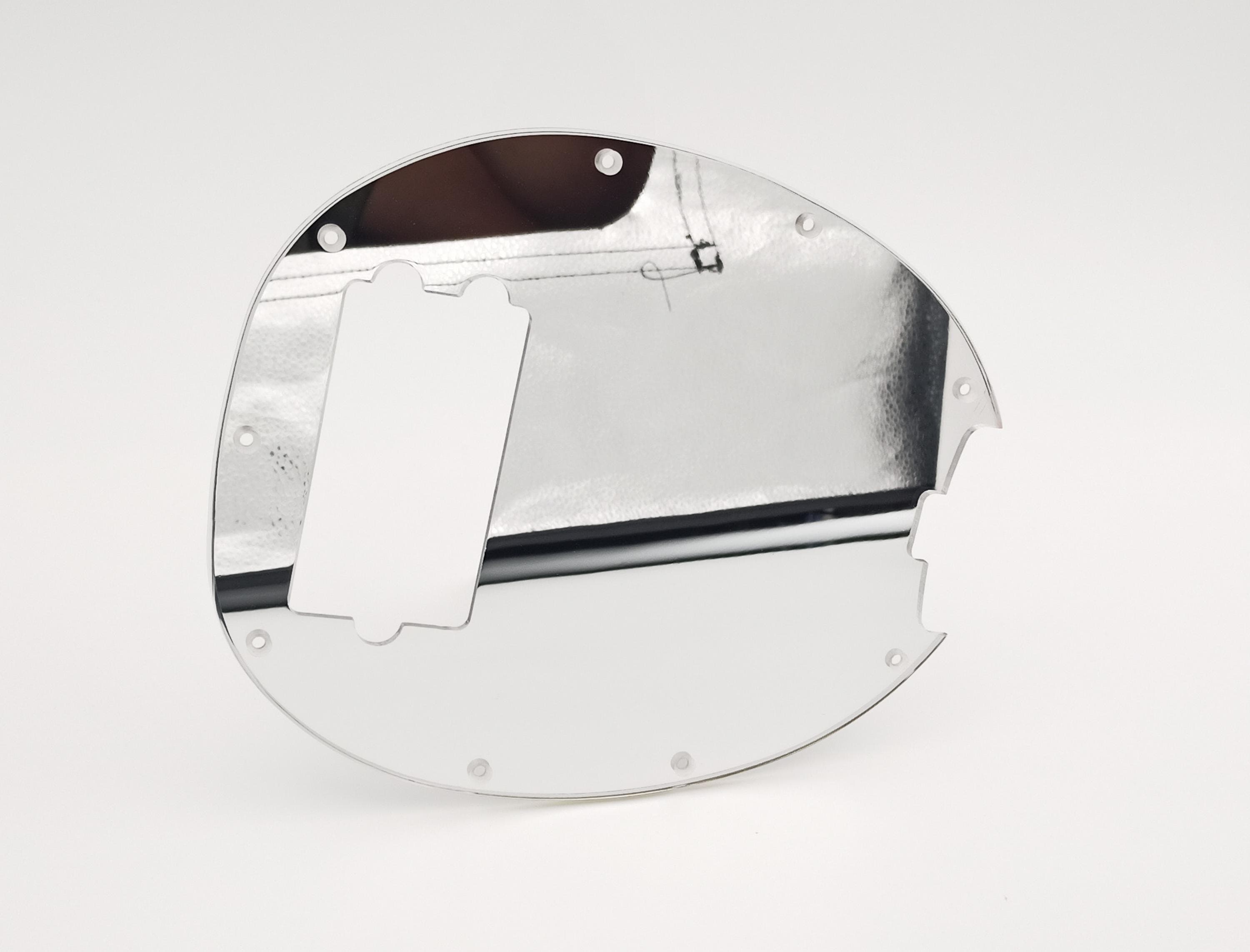 chrome mirror acrylic pickguard for MUSICMAN STINGRAY CLASSIC 4 bass