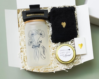 Birth Flower Gift For Her Birthday Unique Gift for Friend Long Distance Bestie Gift Box Women Birthflower Birthday Gift for Sister in Law