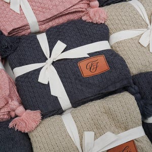Name Custom Blanket Personalized Blanket for Adult Blanket Monogrammed Blanket Wedding Gift Housewarming Gift For Couple Boho Throw Blanket