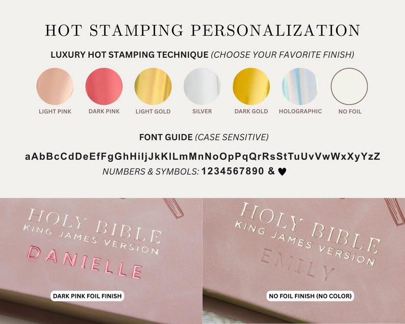 Personalized Pink Bible Christian Gift for Her Boho Flower KJV Bible with Name for Women Faux Leather Bible Custom English Holy Bible Gift