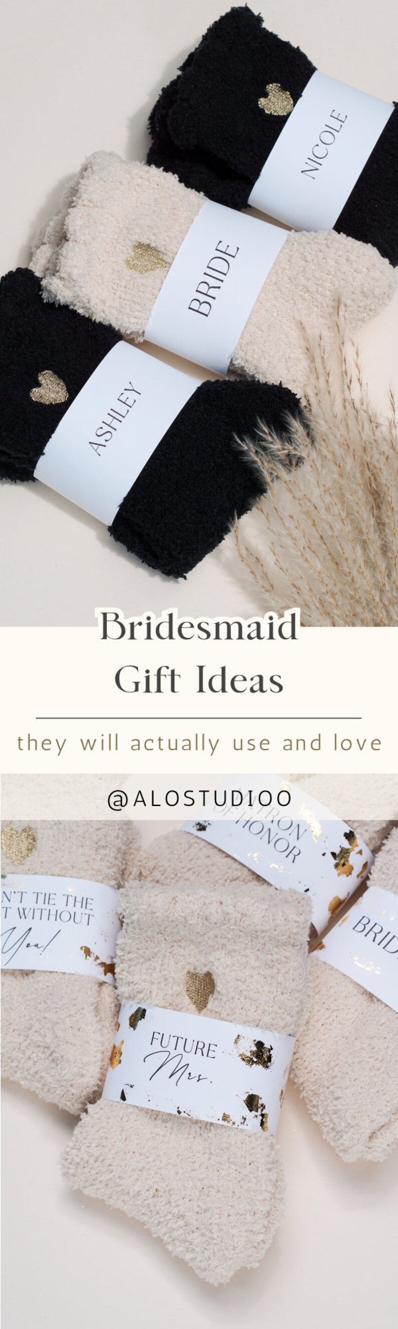 Gift Idea for Bridesmaid Gift Soft Sock Bridesmaid Proposal Box Filler Party Favor