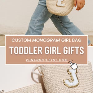Personalized Kid Gift Boho Little Girl Purse Bag Toddler Girl Birthday Gift Handbag for Girl Children Bag Flower Girl Gift Idea Niece Gift