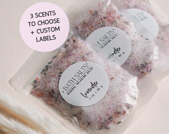 Bath Salts Wedding Favors for Guest in Bulk Bridal Shower Favor for Guests in Bulk Baby Shower Favor Custom Favor Bachelorette Party Favors