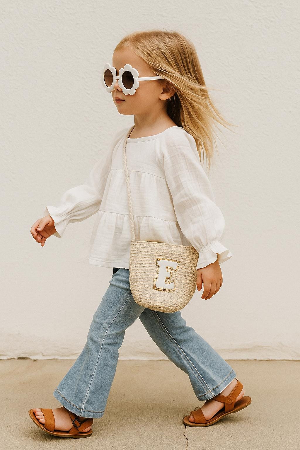 Personalized Kid Gift Boho Little Girl Purse Bag Toddler Girl Birthday Gift Handbag for Girl Children Bag Flower Girl Gift Idea Niece Gift