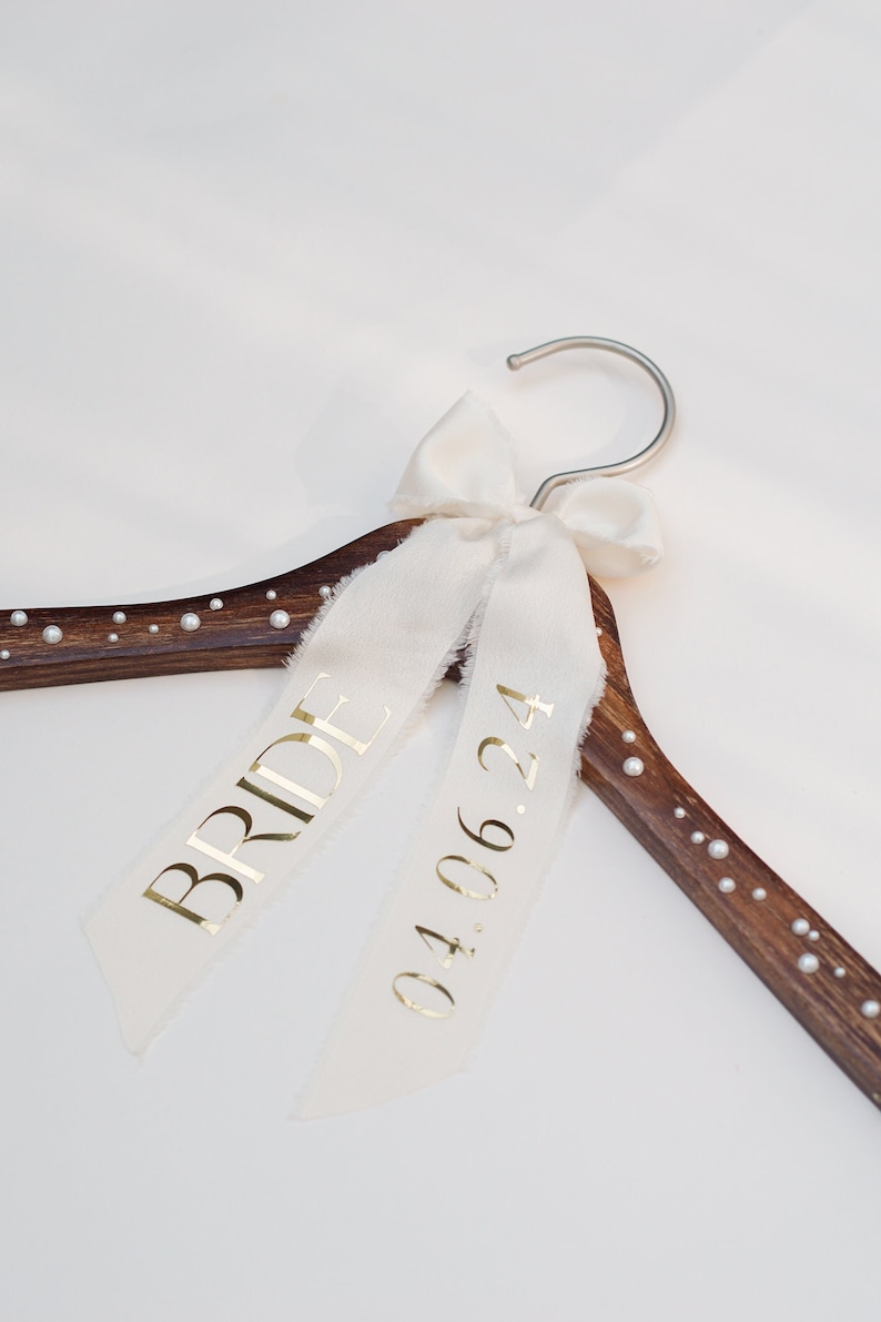 Minimalist Wedding Dress Hanger for Bride Wedding Day Gift