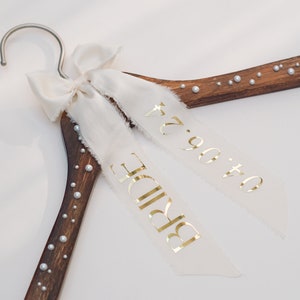 Hanger Tag Bridesmaid Hanger Personalized