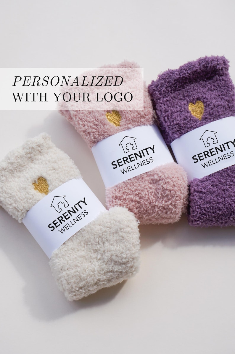 Custom Logo Socks Corporate Gift for Employee with Logo Promotional Appreciation Gift Item Office Business Gift Client Company Gift Branded Bild 1