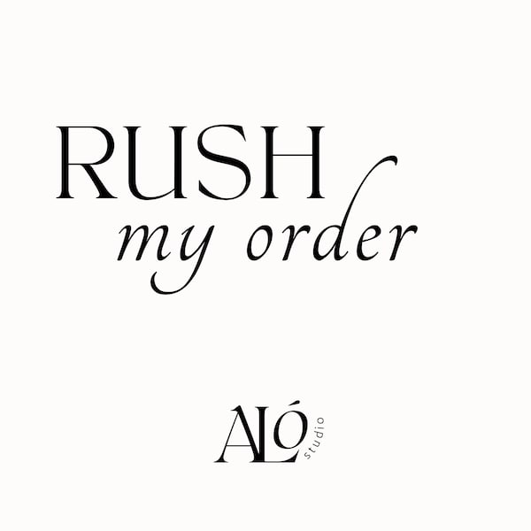 ADD ON | [RUSH My Order] : Ships in 48 hours