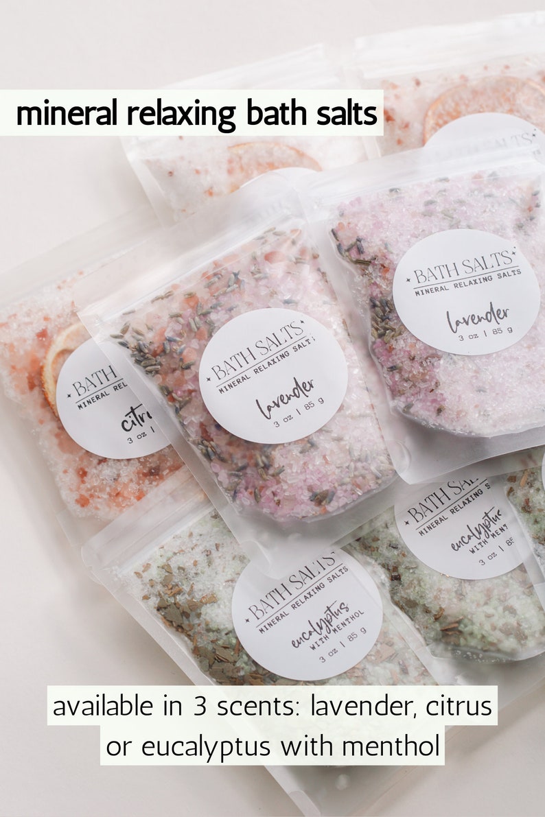 Bath Salts Wedding Favors for Guest in Bulk Bridal Shower Favor for Guests in Bulk Baby Shower Favor Custom Favor Bachelorette Party Favors image 3