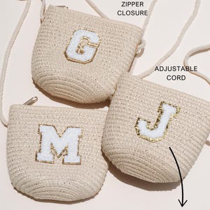Personalized Kid Gift Boho Little Girl Purse Bag Toddler Girl Birthday Gift Handbag for Girl Children Bag Flower Girl Gift Idea Niece Gift image 6
