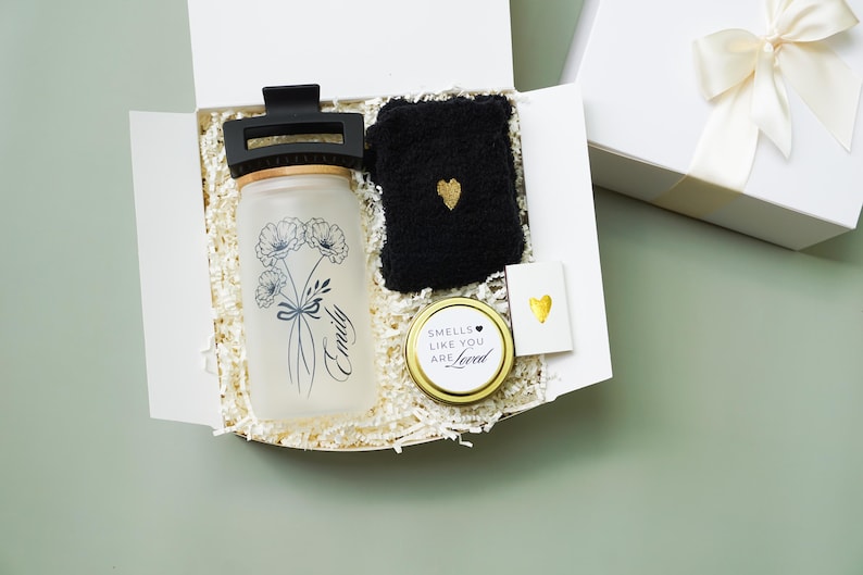 Birth Flower Gift For Her Birthday Unique Gift for Friend Long Distance Bestie Gift Box Women Birthflower Birthday Gift for Sister in Law