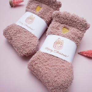 Christmas Sock Women Holiday Gift Personalized Gift Bulk Friend Gift Bestie Christmas Gift Teen Stocking Stuffer Christmas Party Favor Guest