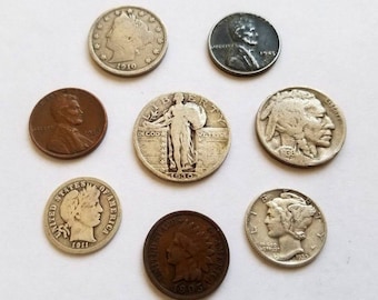 Classic U.S. Coin Estate Collection Type Set - Includes Silver!  Rare Old US Coin Lot - Antique Vintage Money