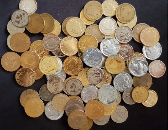 Coins Estate Lot* Buffalo *Old U.S Indian Head Cent* /"V/"Nickel