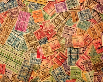 LOT of 1,000+ U.S. Precancel Stamps from Old Collection / Early US Stamp Lot