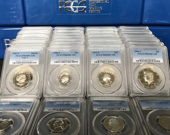 Estate Sale! (1) PCGS Slabbed Graded U.S. Proof Coin / 1 Slab Lot + BONUS