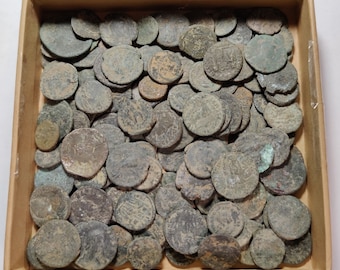 ONE (1) Higher Grade Partially Cleaned Ancient Roman Coin / Constantine Era 330 AD