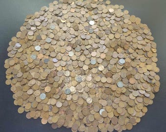 LOT of 500 (10 ROLLS) Unsearched Lincoln Wheat Cents 1c - TEENS to 1950s - U.S. Estate Coin Lots